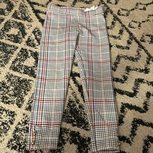 Janie and Jack button cuff ponte pant